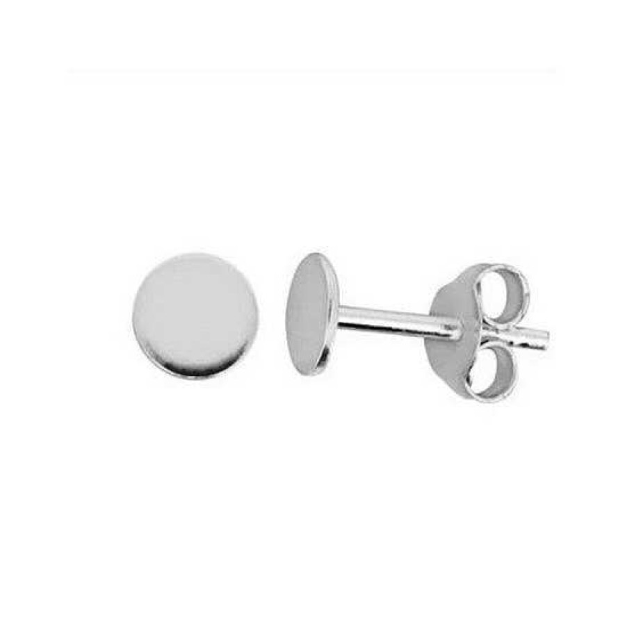 Oorbellen My Unique Style | Little Disc Studs - 925 Zilver