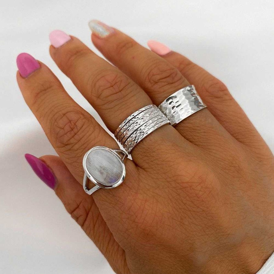 Ringen My Unique Style | Bali Ring Layered - 925 Zilver