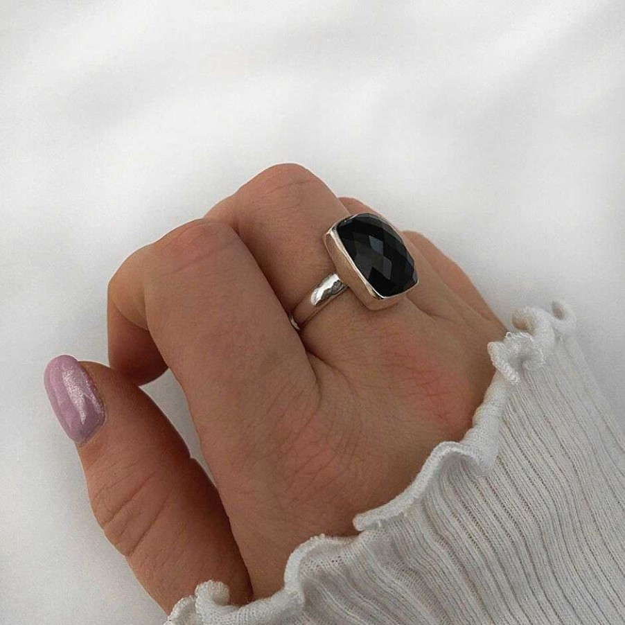 Ringen My Unique Style | Ring Black Onyx - 925 Zilver