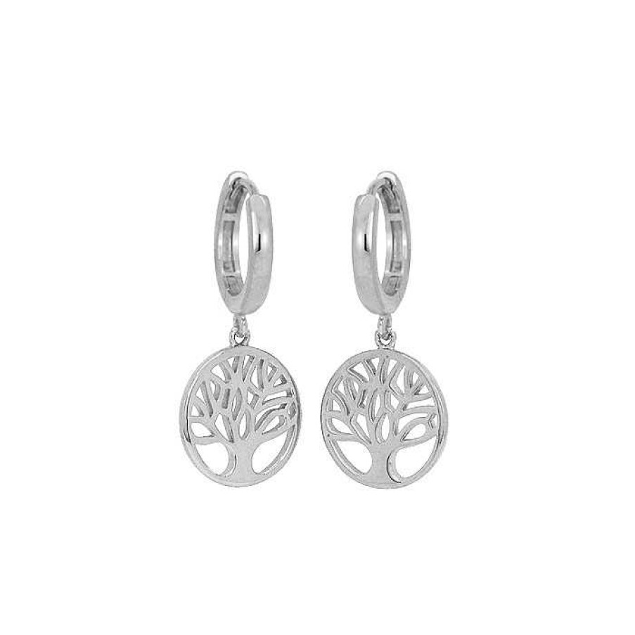 Oorbellen My Unique Style | Tree Of Life Earrings - 925 Zilver