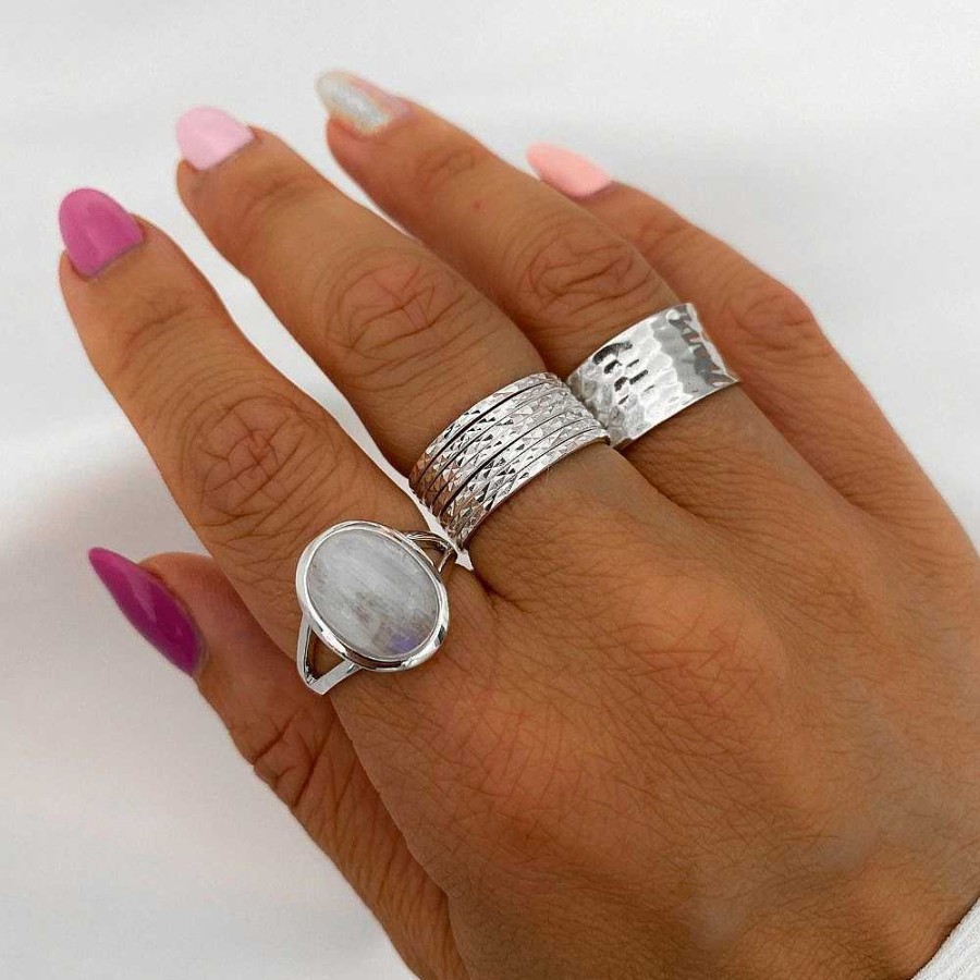 Ringen My Unique Style | Maansteen Ring Bonita - 925 Zilver