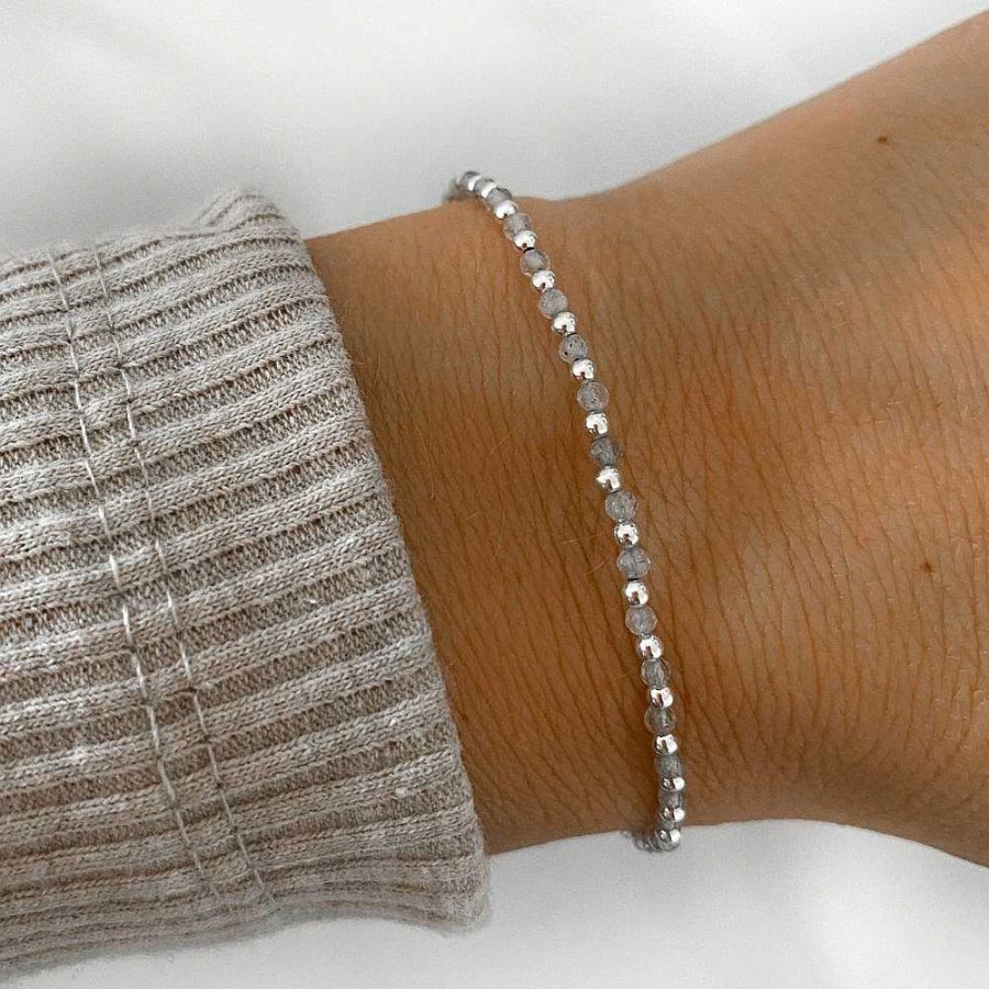 Armbanden My Unique Style | Labradoriet Edelsteen Armband Sophie - 925 Zilver