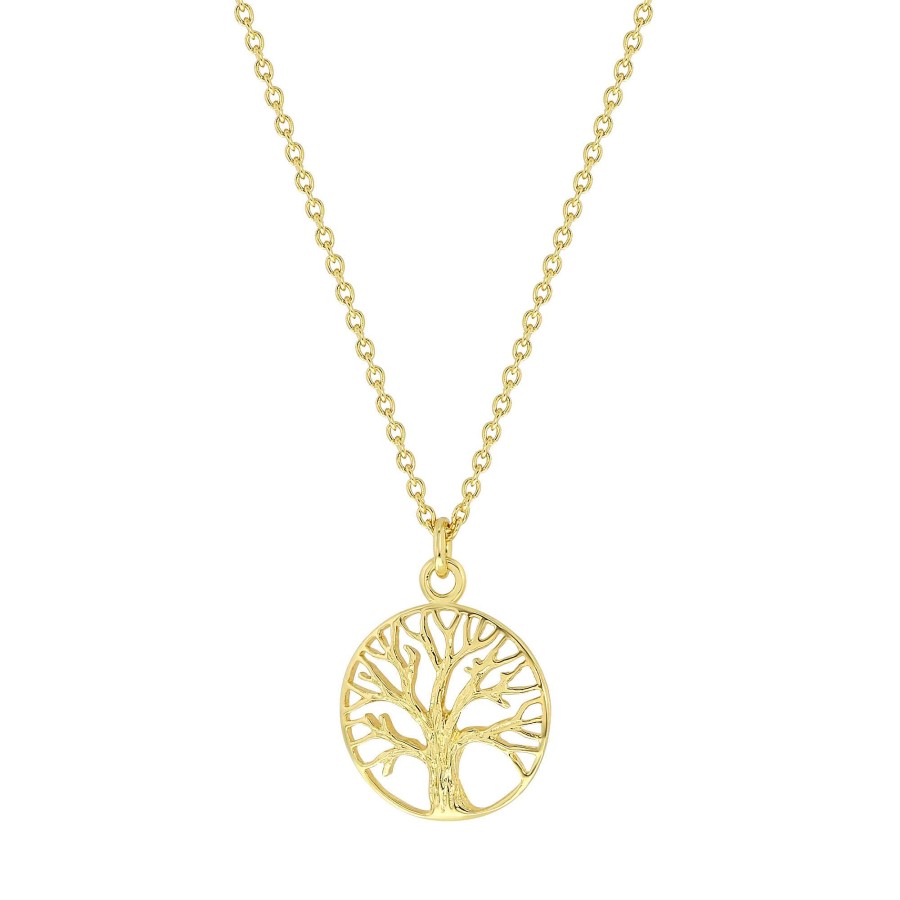 Kettingen My Unique Style | Ketting Family Tree Of Life - Goldplated