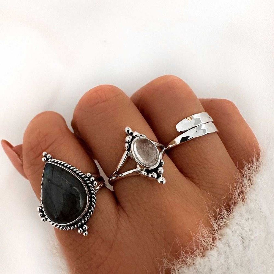 Ringen My Unique Style | Moonstone Ring Kayla - 925 Zilver