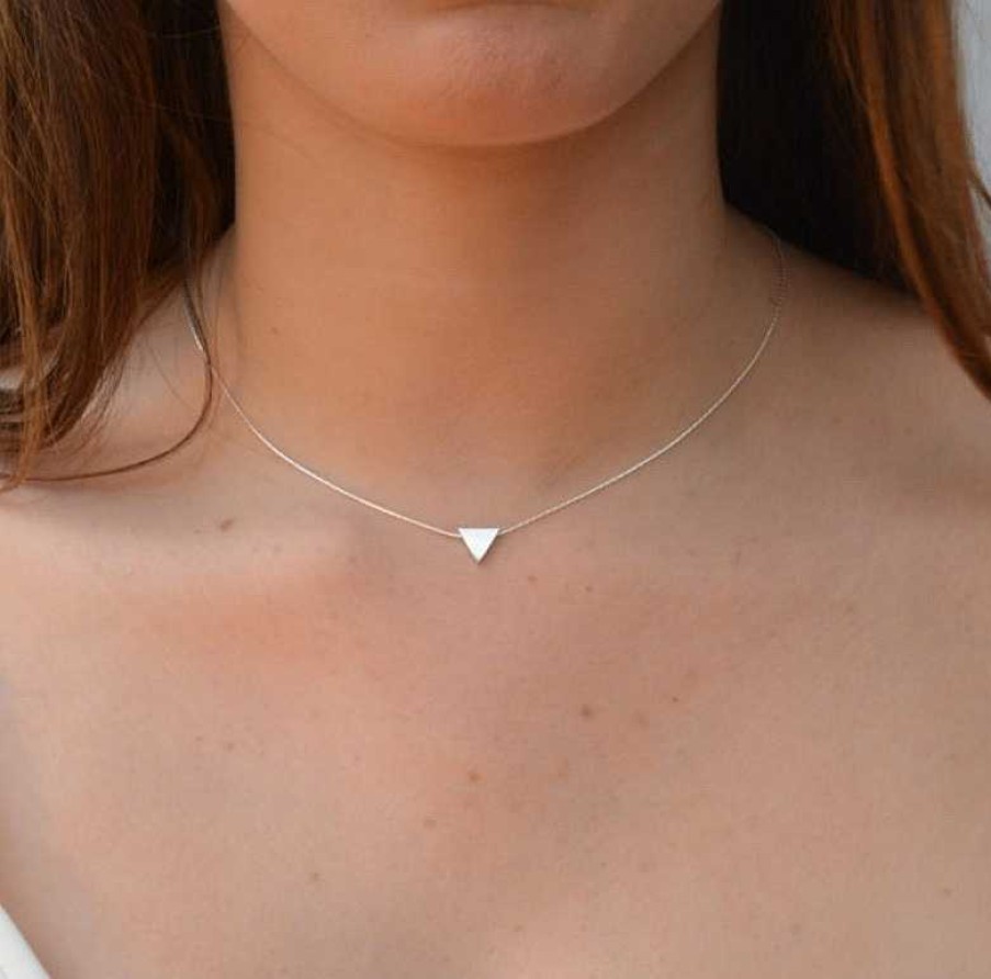 Kettingen My Unique Style | Triangle Ketting - 925 Zilver