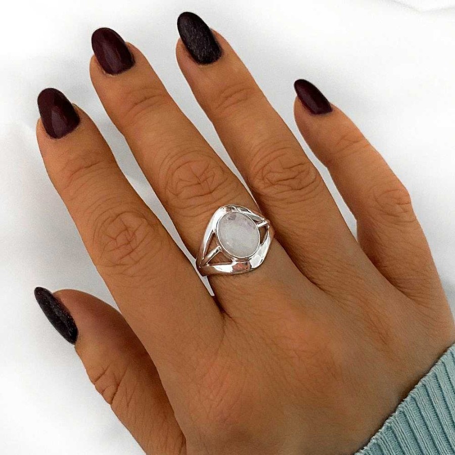 Ringen My Unique Style | Maansteen Ring Onda - 925 Zilver