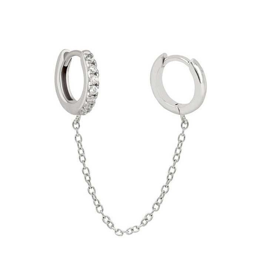 Oorbellen My Unique Style | Double Hoop Earring - 925 Zilver