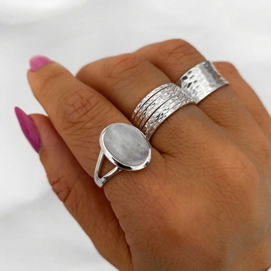 Ringen My Unique Style | Maansteen Ring Bonita - 925 Zilver