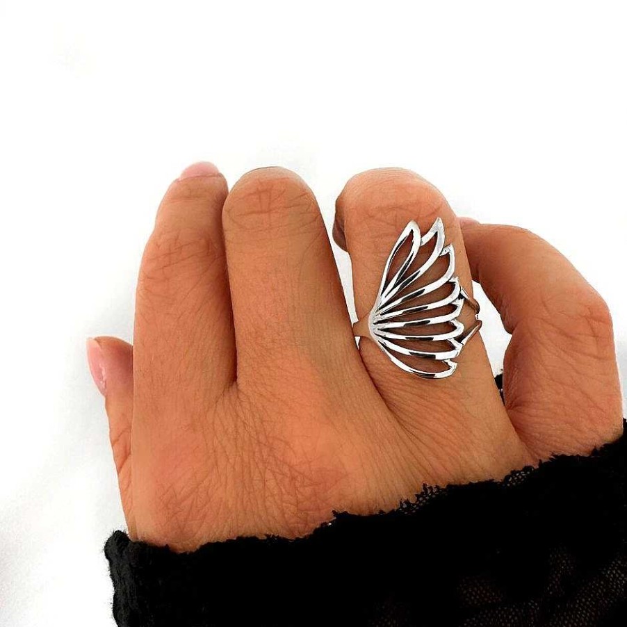 Ringen My Unique Style | Angel Wing Ring - 925 Zilver