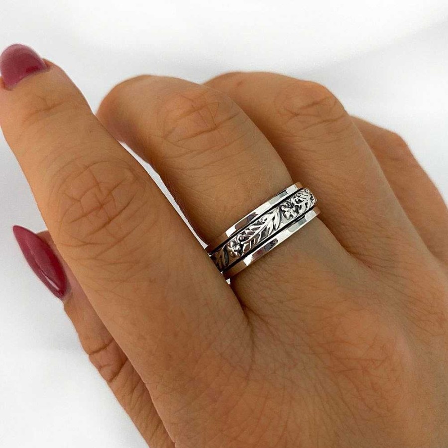 Ringen My Unique Style | Boho Spin Band Ring - 925 Zilver