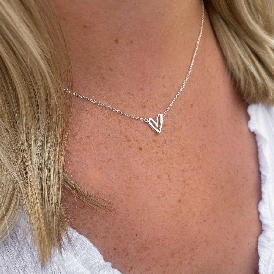 Kettingen My Unique Style | Hart Ketting - 925 Zilver