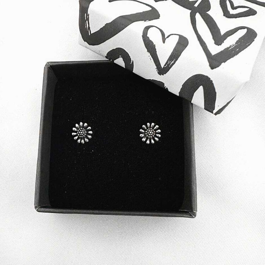 Oorbellen My Unique Style | Boho Sunflower Studs - 925 Zilver