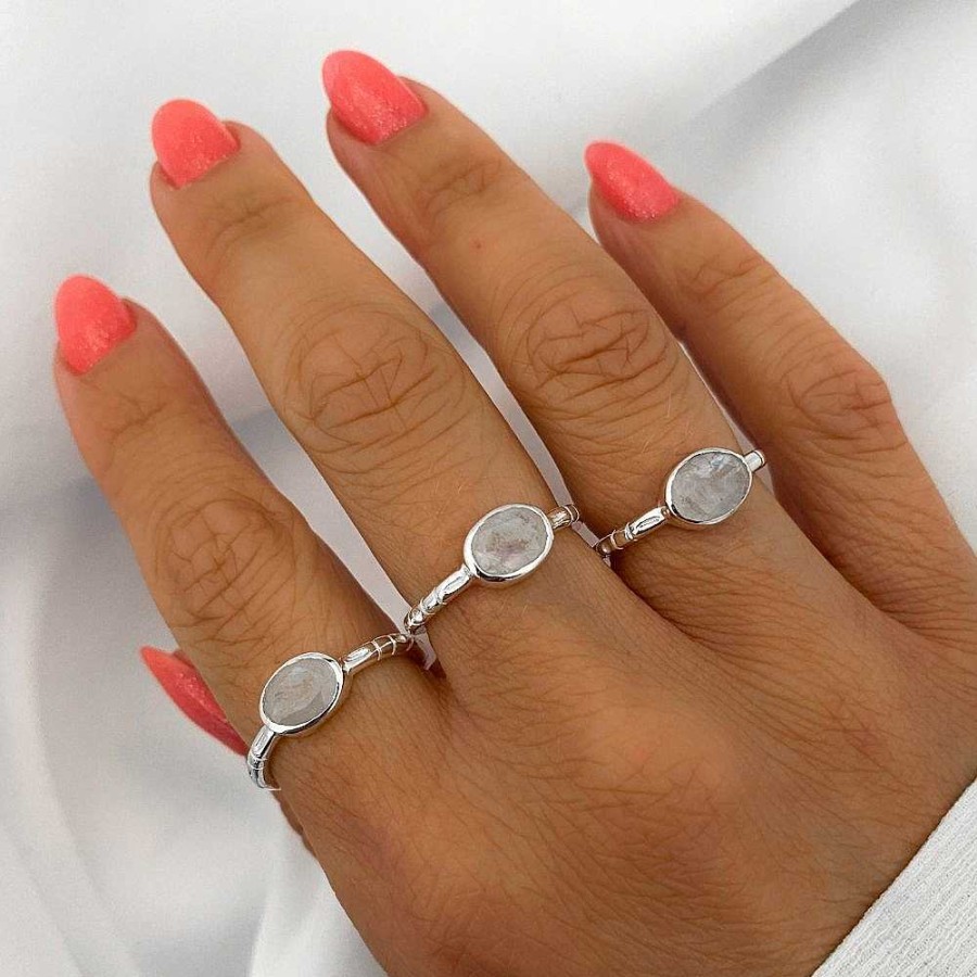 Ringen My Unique Style | Maansteen Ring No - 925 Zilver