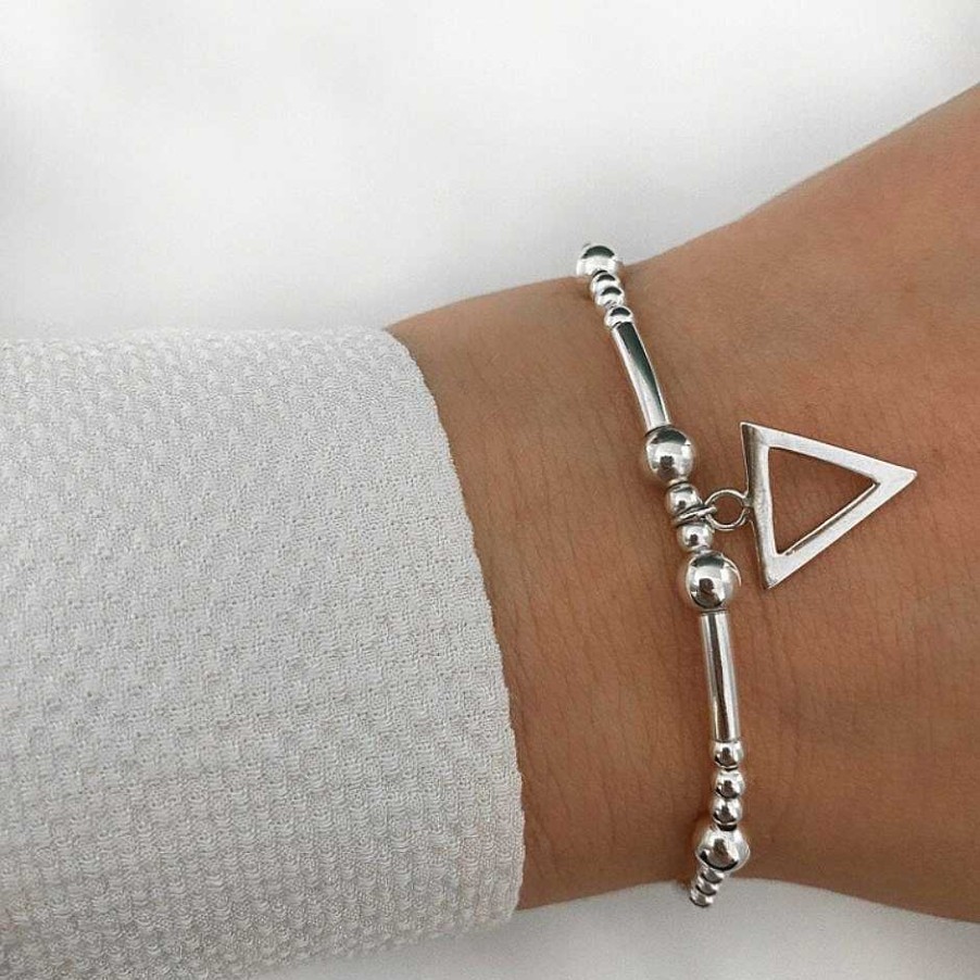 Armbanden My Unique Style | Boho Triangle Armband - 925 Zilver