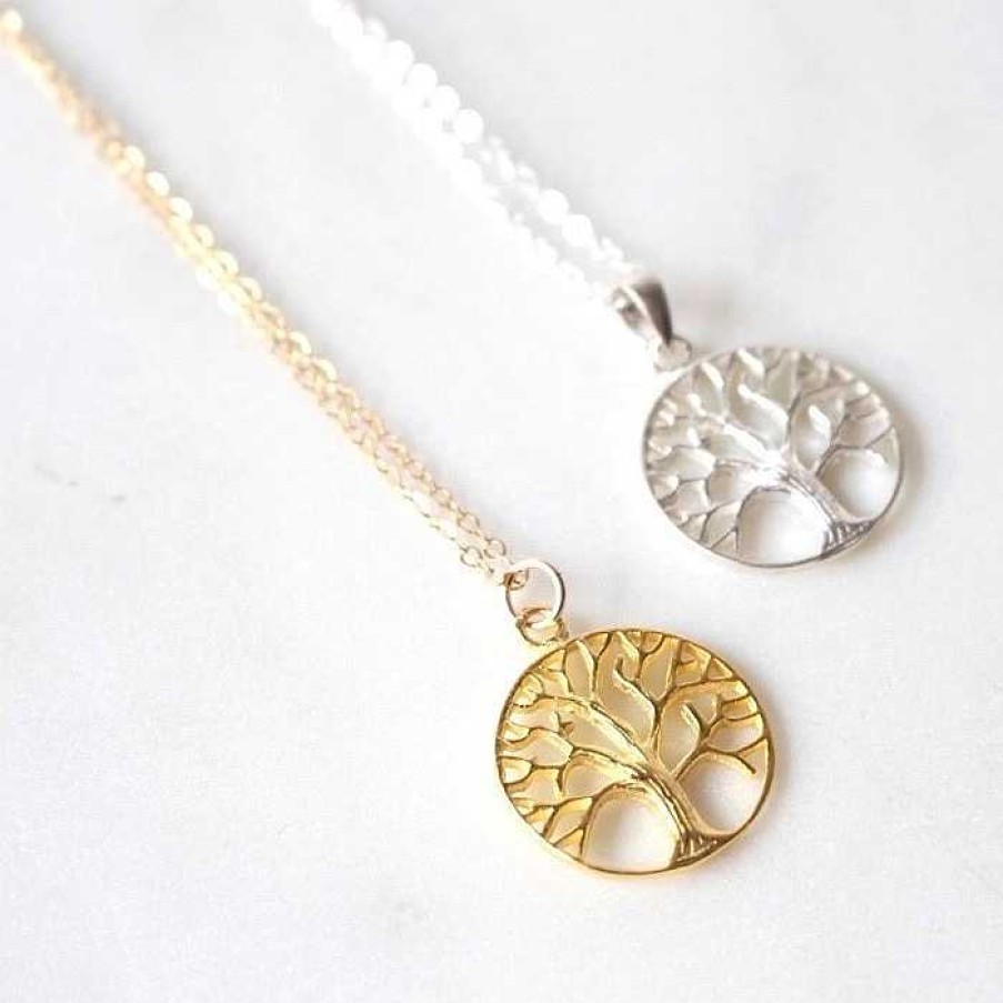 Kettingen My Unique Style | Ketting Family Tree Of Life - Goldplated