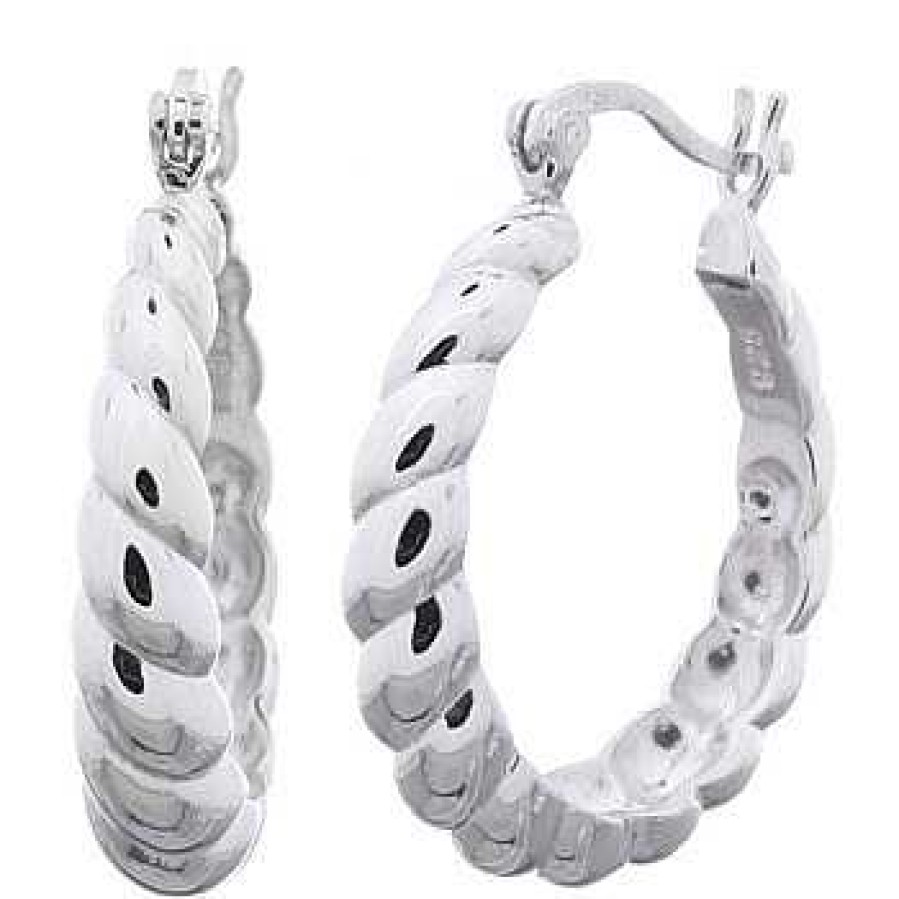 Oorbellen My Unique Style | Chunky Hoops - 925 Zilver