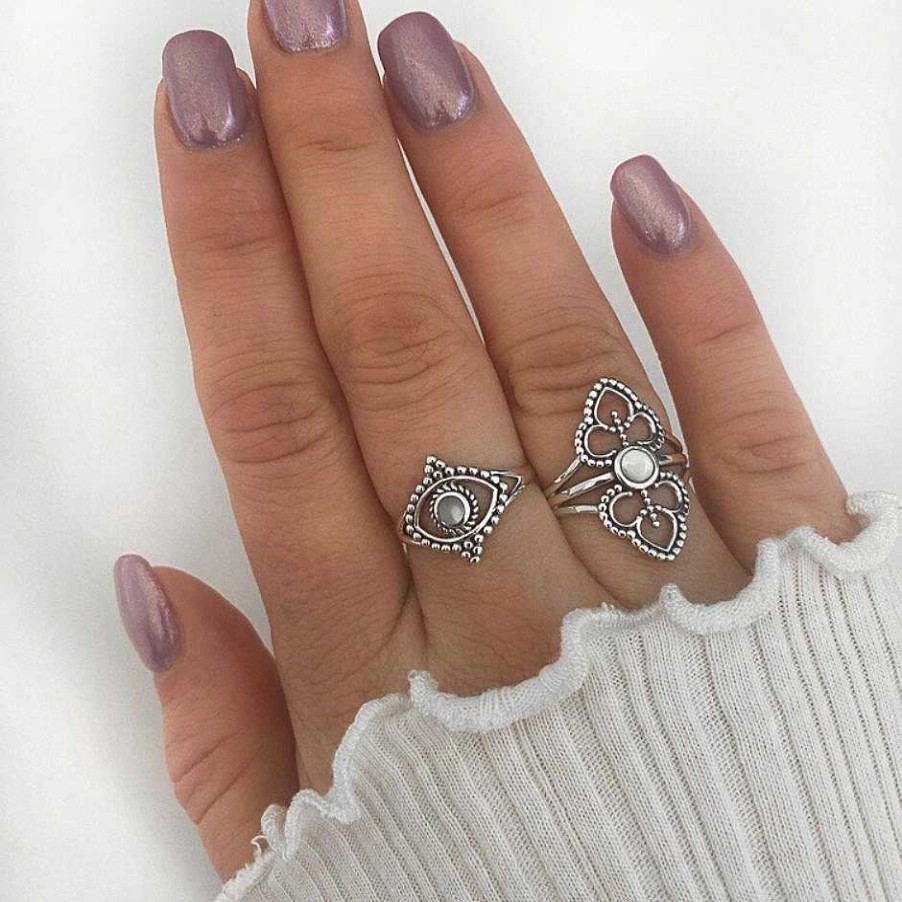 Ringen My Unique Style | Motherpearl Ring Izzy - 925 Zilver